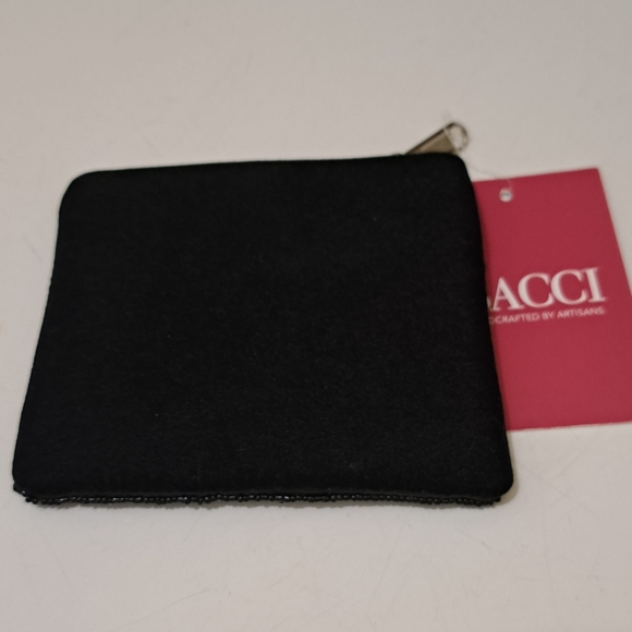 Beaded Cherry Handcrafted Zip Pouch - Picture 5 of 5